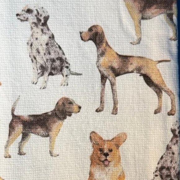 NWT 3 PACK ADORABLE DOGS CORGI BEAGLE DALMATION POINTER + BROWN ABSORBENT TOWELS - Picture 5 of 16